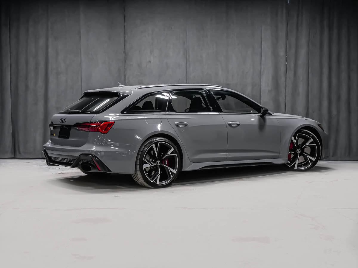 2021 Audi RS 6 Avant ENSEMBLE EX&Eacute;CUTIF ASSIST. CONDUITE BANG & OLUFSEN BLACK OPTICS Grey