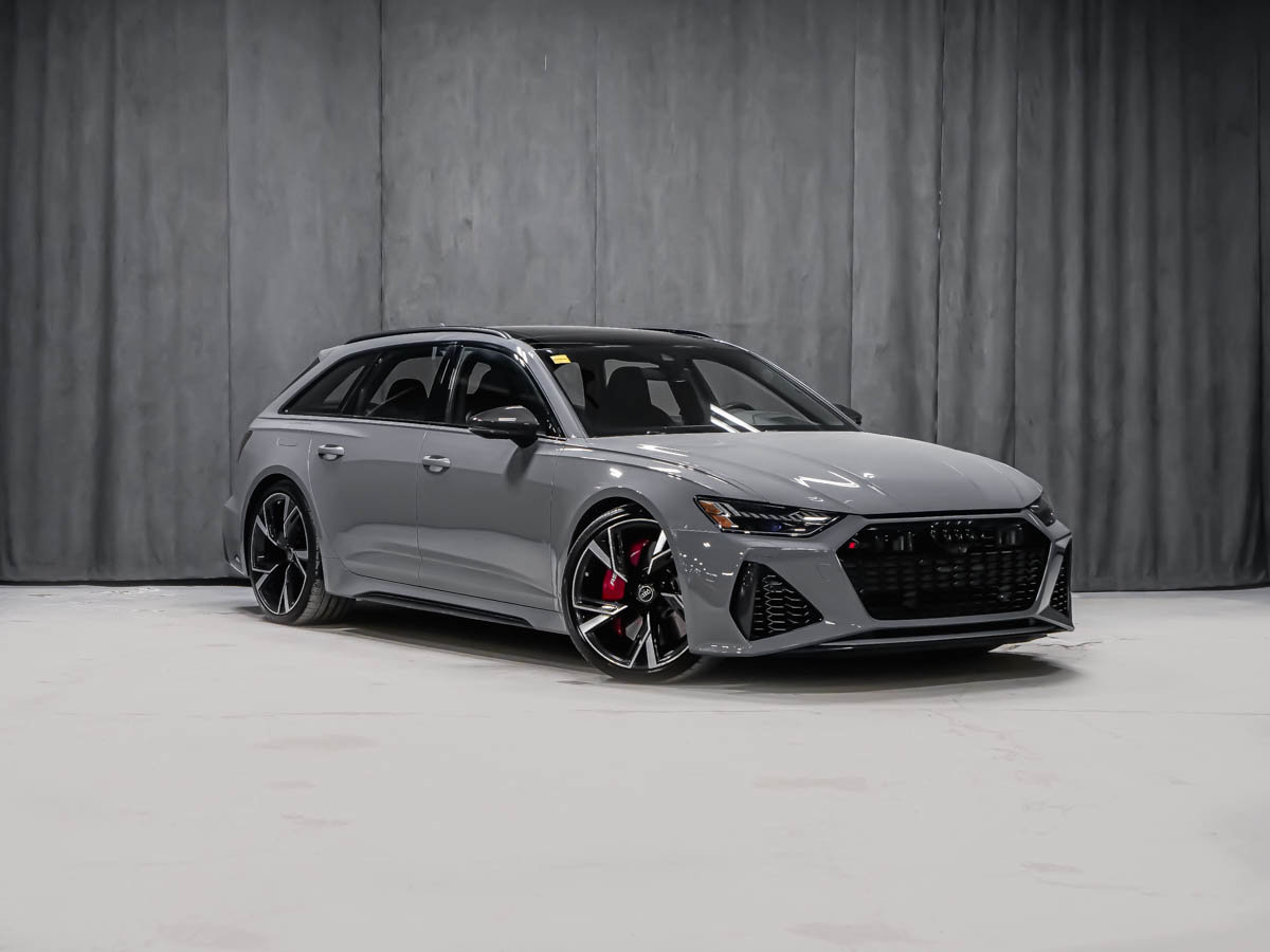 2021 Audi RS 6 Avant ENSEMBLE EX&Eacute;CUTIF ASSIST. CONDUITE BANG & OLUFSEN BLACK OPTICS Grey
