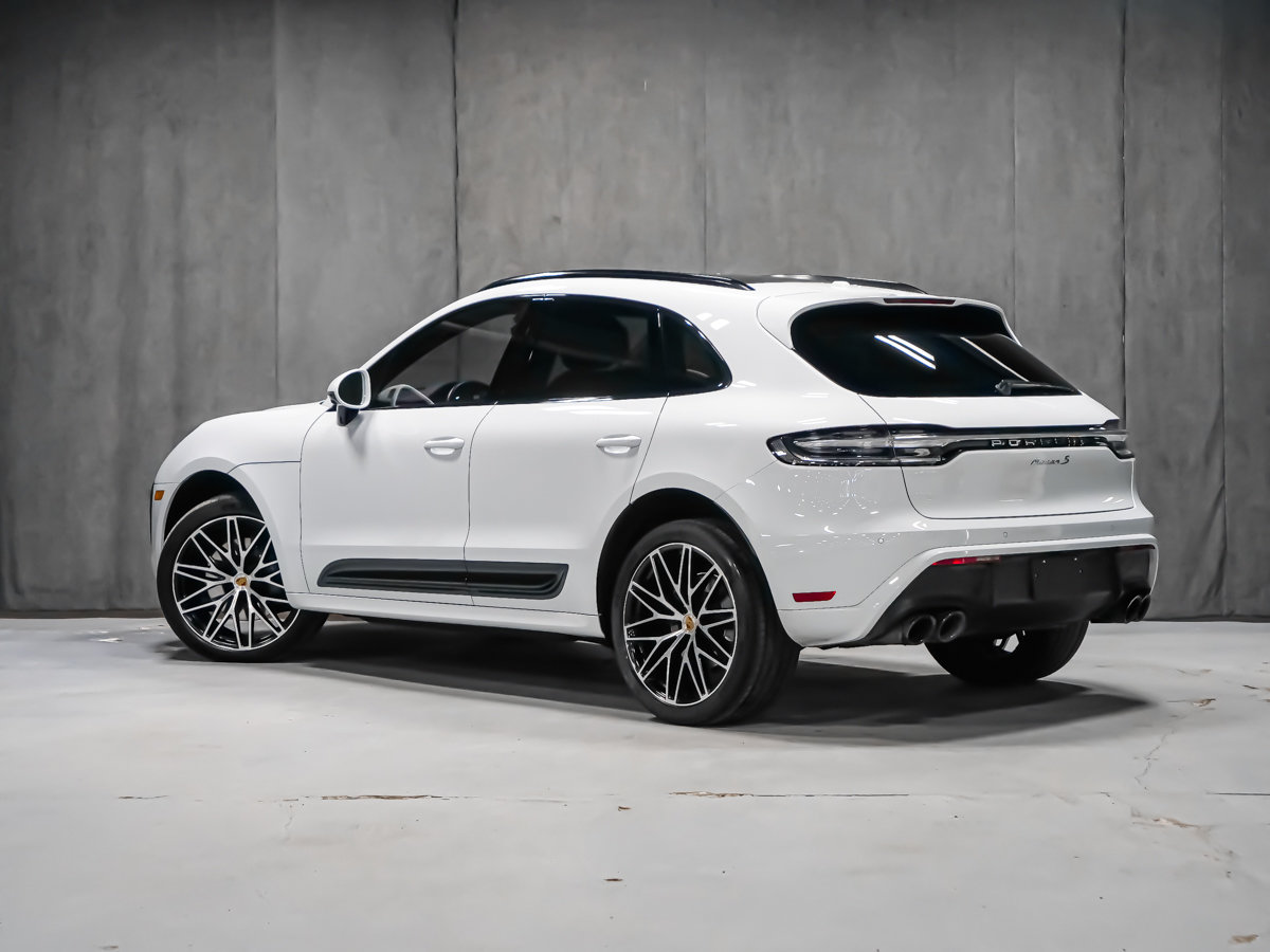 2023 Porsche MACAN S MAGS 21PO SUSPENSION ADAPT ECHAPPEMENT EN CARBON White