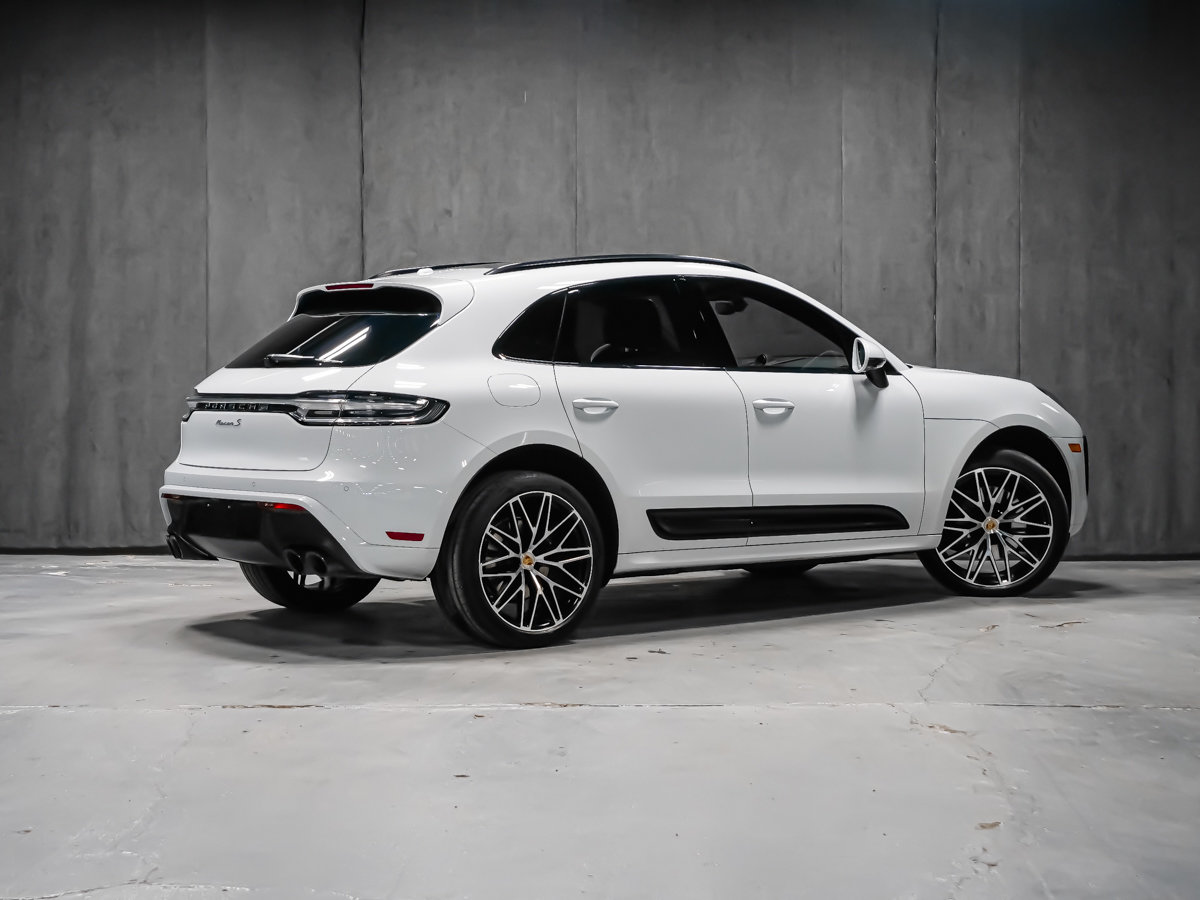 2023 Porsche MACAN S MAGS 21PO SUSPENSION ADAPT ECHAPPEMENT EN CARBON White