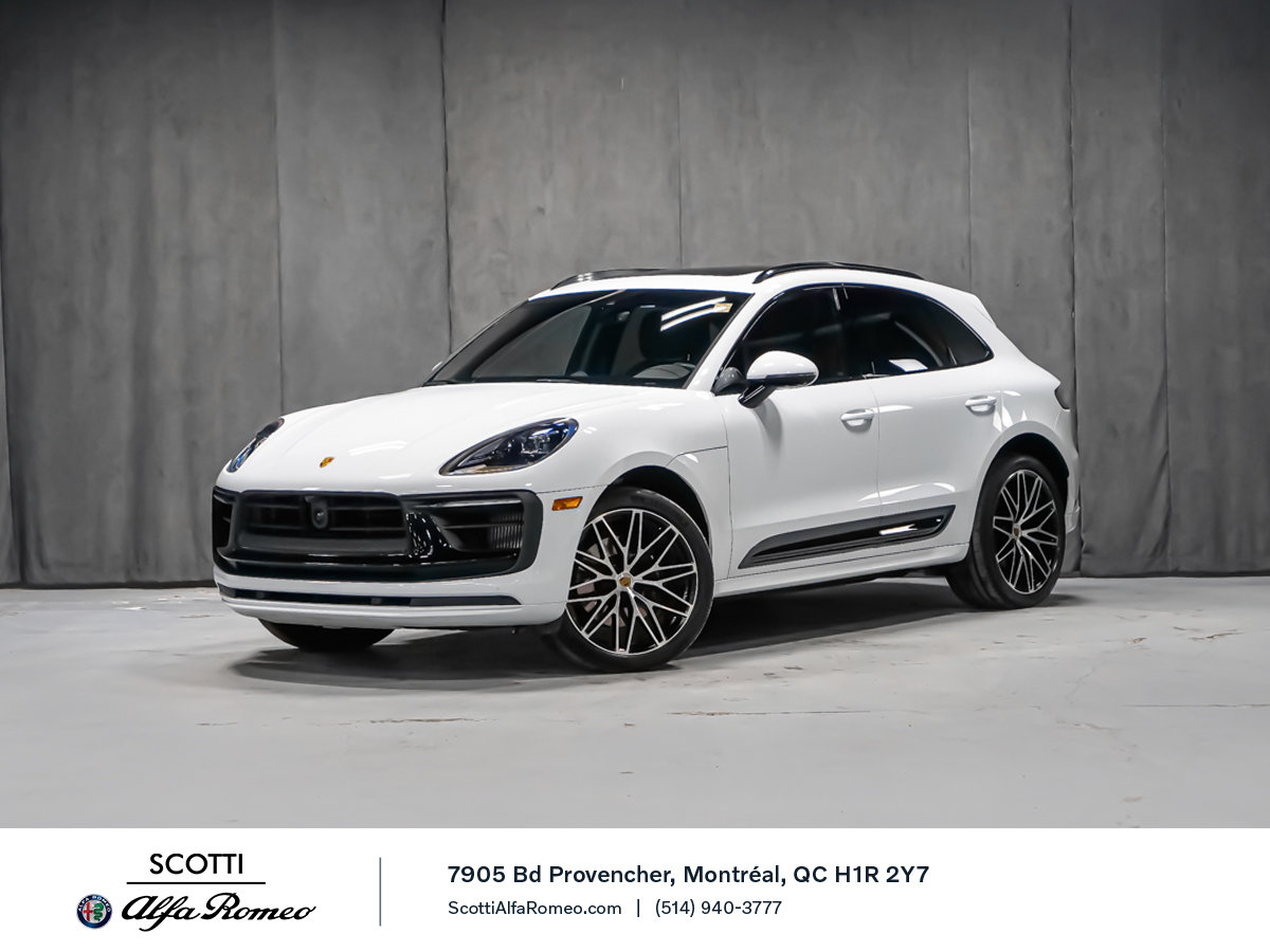 2023 Porsche MACAN S MAGS 21PO SUSPENSION ADAPT ECHAPPEMENT EN CARBON White