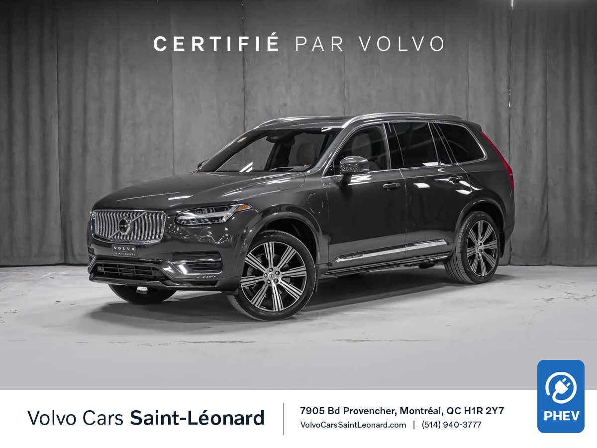 2024 Volvo XC90 Recharge T8 ULTIMATE BRIGHT SI&Egrave;GES MASSAGE&nbsp;BOWERS & WILKINS LOUNGE&nbsp; AFFICH.T&Ecirc;TE HAUTE CAM. 360 Grey