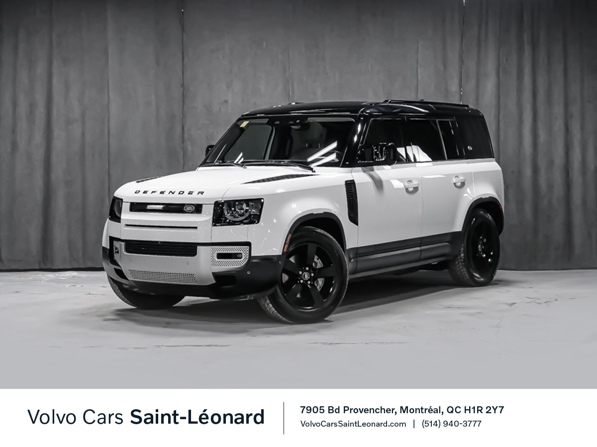 2023 Land Rover Defender SE, 3D CAMERA, PIVI PRO, DEL LIGHT, 8 SPEED White