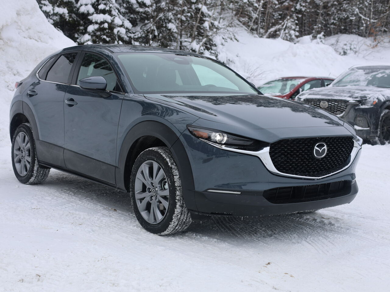 2025 Mazda CX-30 Gs, awd, si&egrave;ges, volant et r&eacute;troviseurs chauffants Aero Grey Metallic