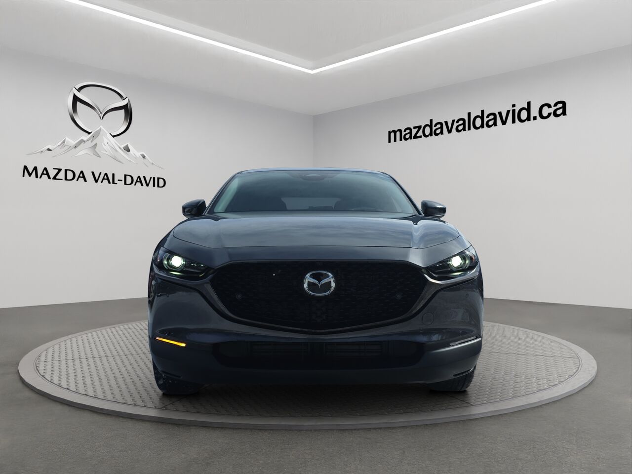 2025 Mazda CX-30 GT turbo, awd, toit ouvrant, &Eacute;cran 360 degr&eacute;, Navigation, chargeur sans fil pour cellulaire Aero Grey Metallic