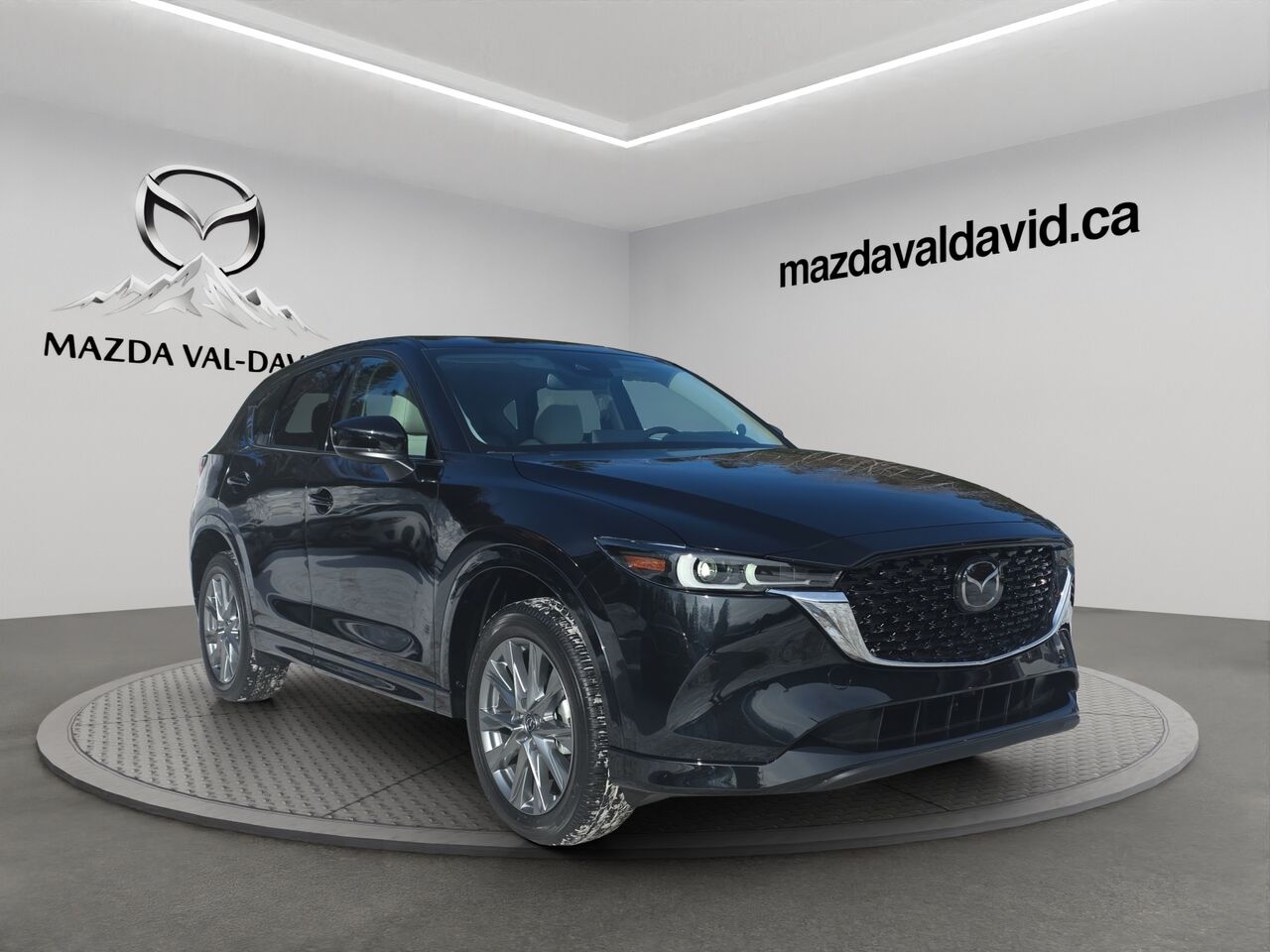 2025 Mazda CX-5 GT, awd, toit ouvrant, Navigation, chargeur sans fil pour cellulaire Jet Black Mica