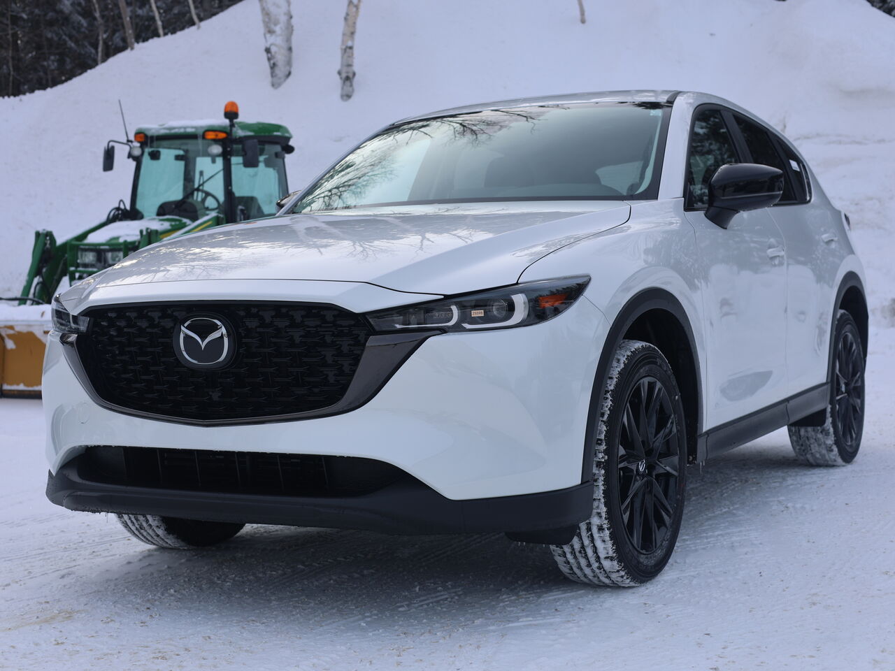 2025 Mazda CX-5 Kuro AWD, Toit ouvrant, Si&egrave;ges en cuir, Volant chauffant Rhodium White Metallic