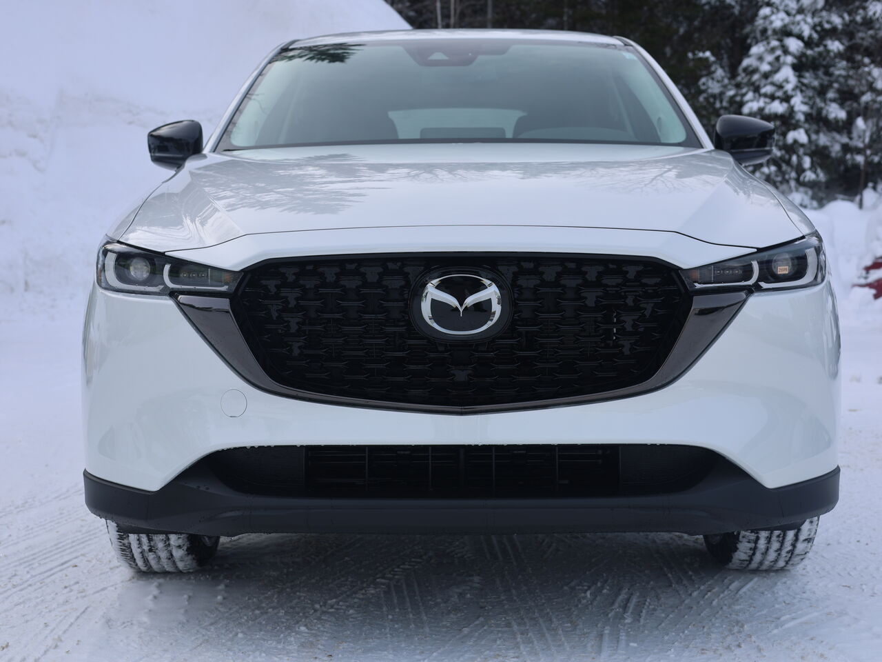 2025 Mazda CX-5 Kuro AWD, Toit ouvrant, Si&egrave;ges en cuir, Volant chauffant Rhodium White Metallic