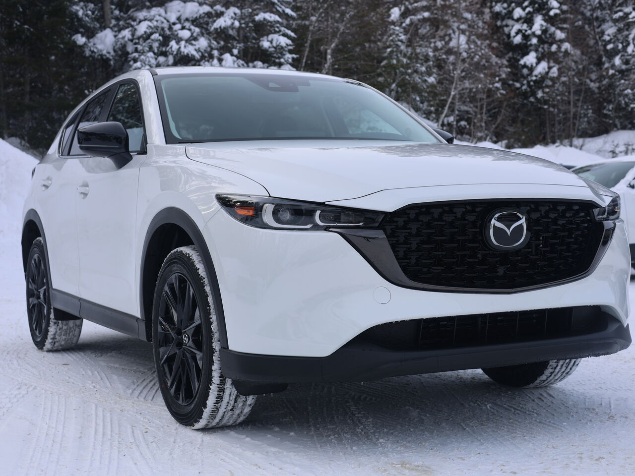 2025 Mazda CX-5 Kuro AWD, Toit ouvrant, Si&egrave;ges en cuir, Volant chauffant Rhodium White Metallic
