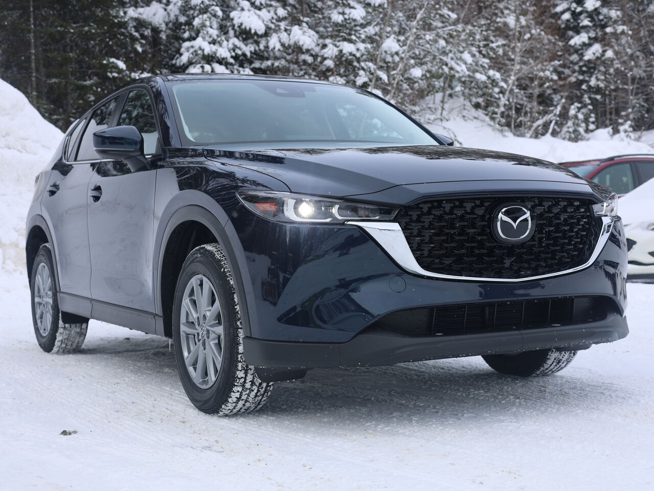2025 Mazda CX-5 Gs, awd, Toit ouvrant, volant et r&eacute;troviseurs chauffants, hayon &eacute;lectrique Deep Crystal Blue Mica