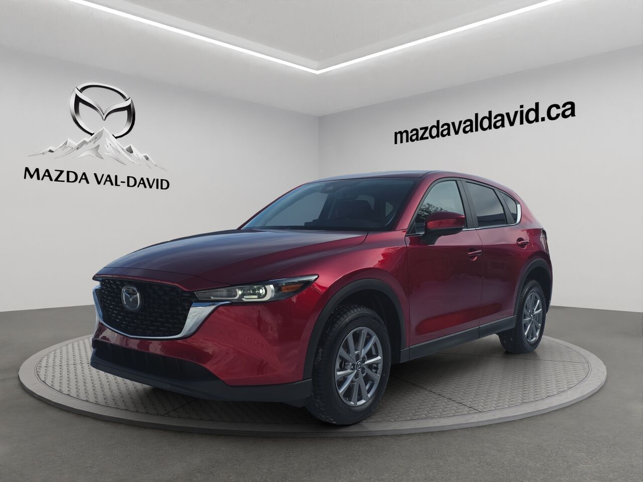 2025 Mazda CX-5 Gs, awd, Toit ouvrant, volant et r&eacute;troviseurs chauffants, hayon &eacute;lectrique Soul Red Crystal Metallic