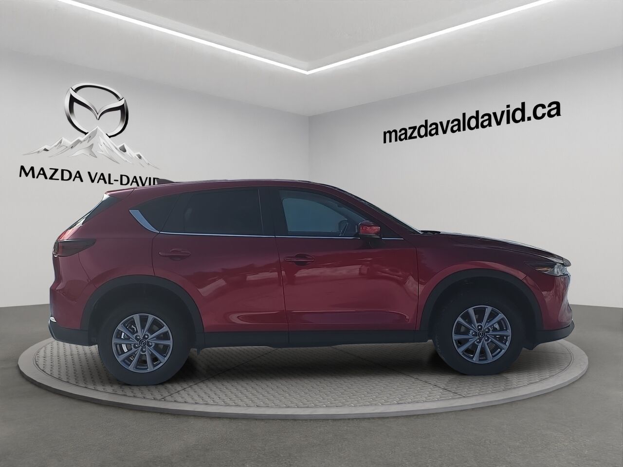 2025 Mazda CX-5 Gs, awd, Toit ouvrant, volant et r&eacute;troviseurs chauffants, hayon &eacute;lectrique Soul Red Crystal Metallic