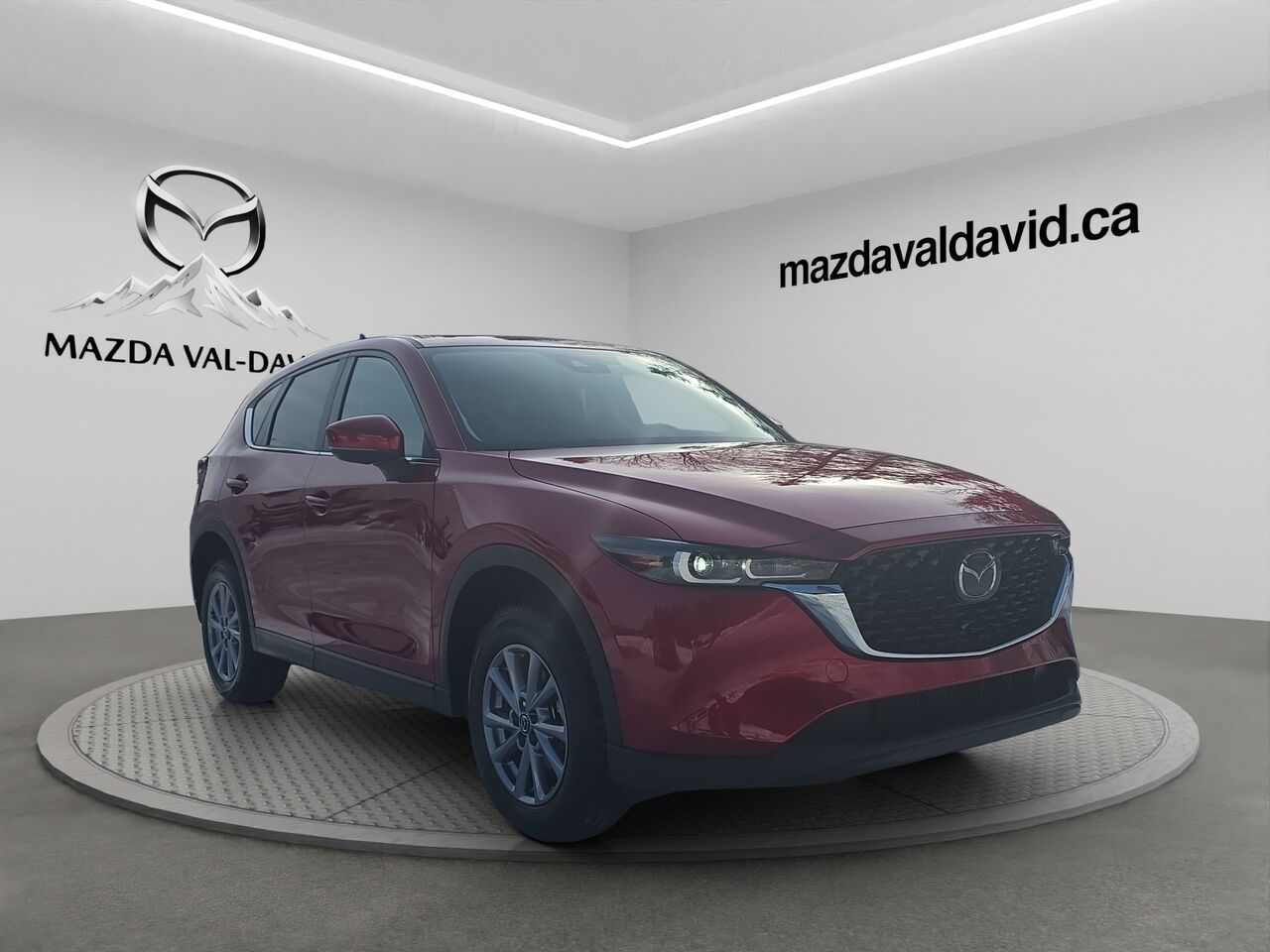 2025 Mazda CX-5 Gs, awd, Toit ouvrant, volant et r&eacute;troviseurs chauffants, hayon &eacute;lectrique Soul Red Crystal Metallic