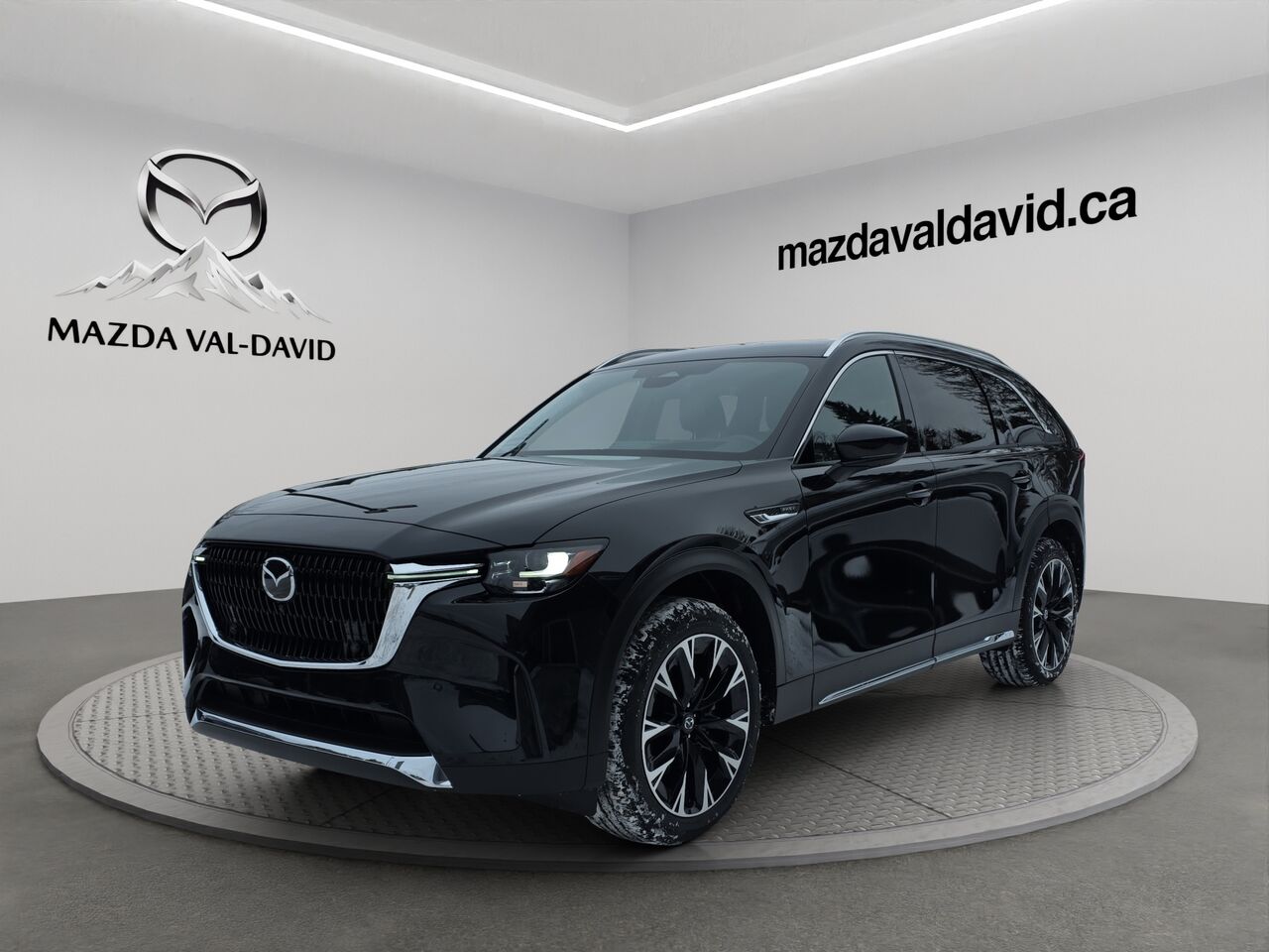 2025 Mazda CX-90 PHEV &Eacute;ligible &agrave; une subvention gouvernementale allant jusqu&rsquo;&agrave; 7500$ Jet Black Mica