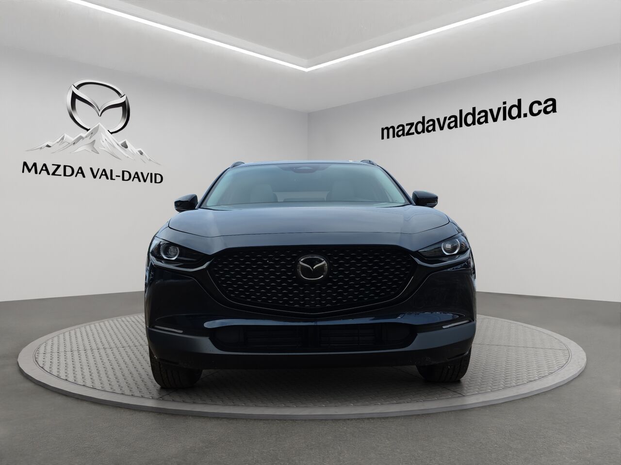 2026 Mazda CX-30 2.5 S Kuro AWD, Toit ouvrant, Si&egrave;ges en similicuir, Barre de toit peintes Deep Crystal Blue Mica