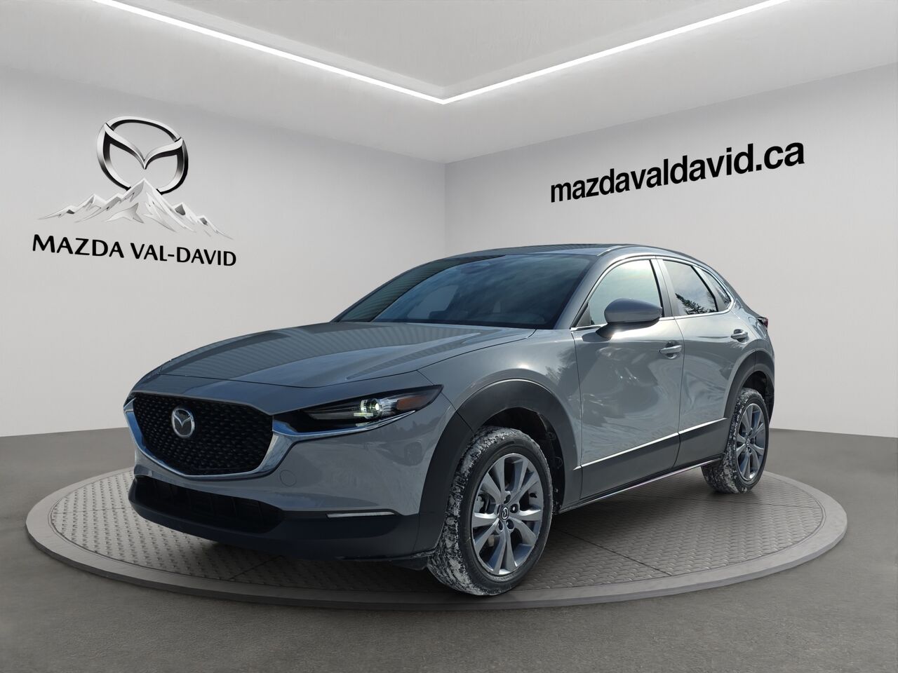 2025 Mazda CX-30 Gs, awd, si&egrave;ges, volant et r&eacute;troviseurs chauffants Aero Grey Metallic