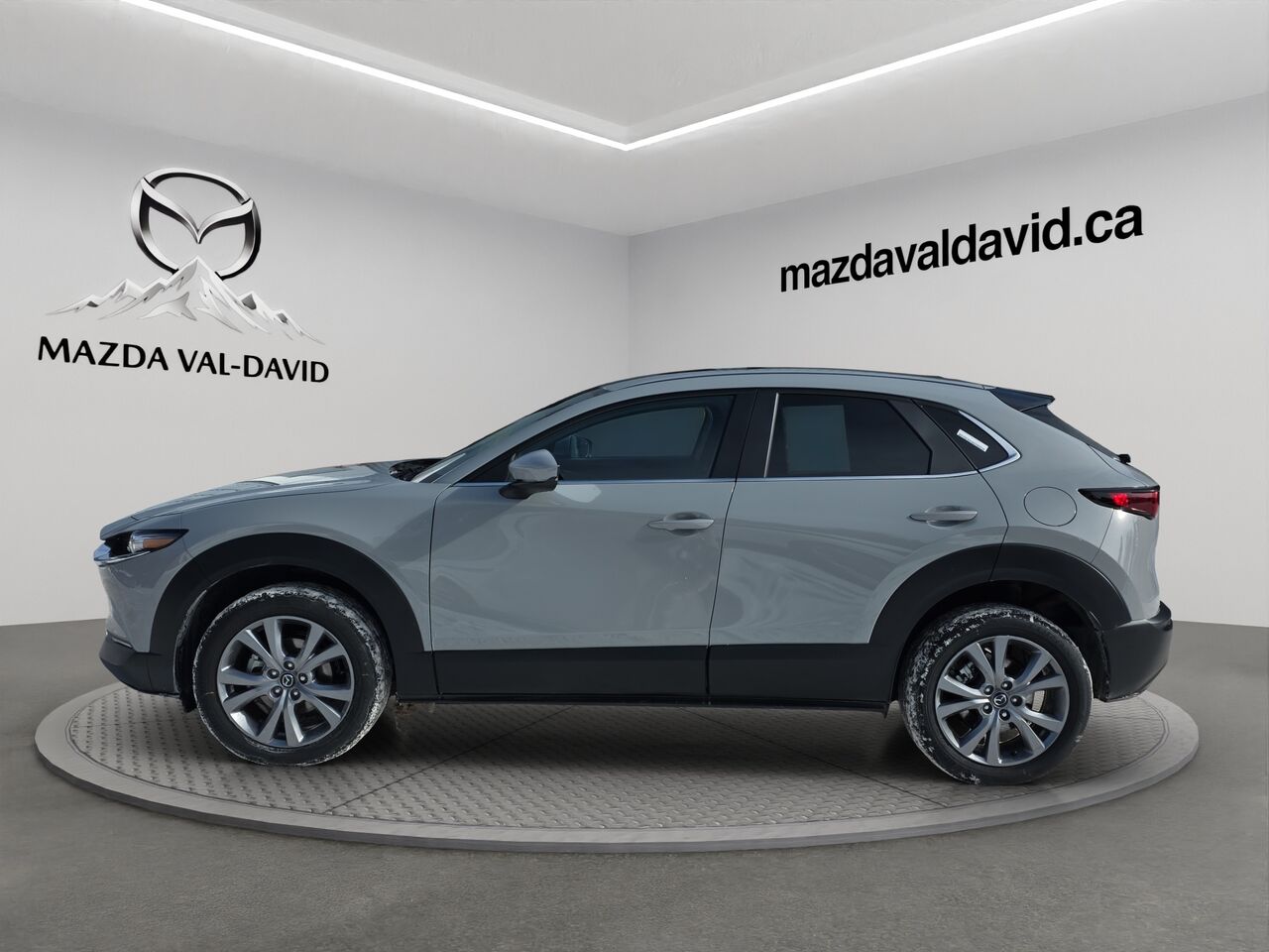 2025 Mazda CX-30 Gs, awd, si&egrave;ges, volant et r&eacute;troviseurs chauffants Aero Grey Metallic