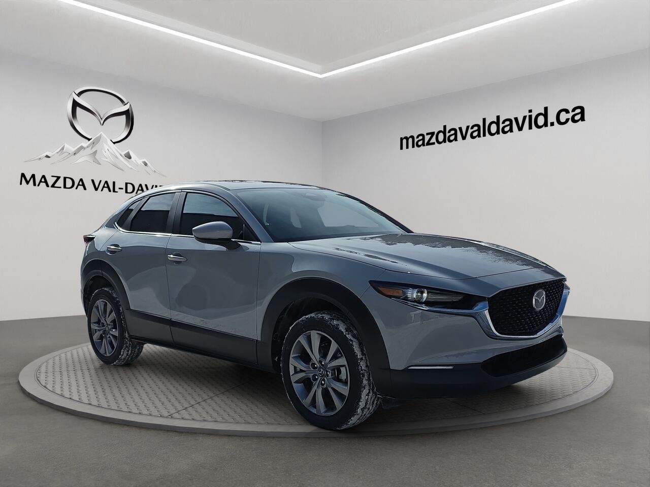 2025 Mazda CX-30 Gs, awd, si&egrave;ges, volant et r&eacute;troviseurs chauffants Aero Grey Metallic