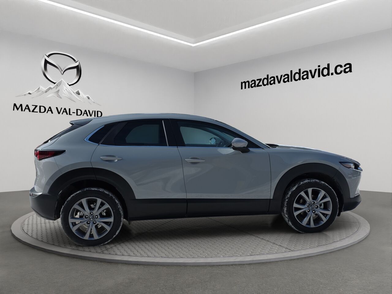 2025 Mazda CX-30 Gs, awd, si&egrave;ges, volant et r&eacute;troviseurs chauffants Aero Grey Metallic