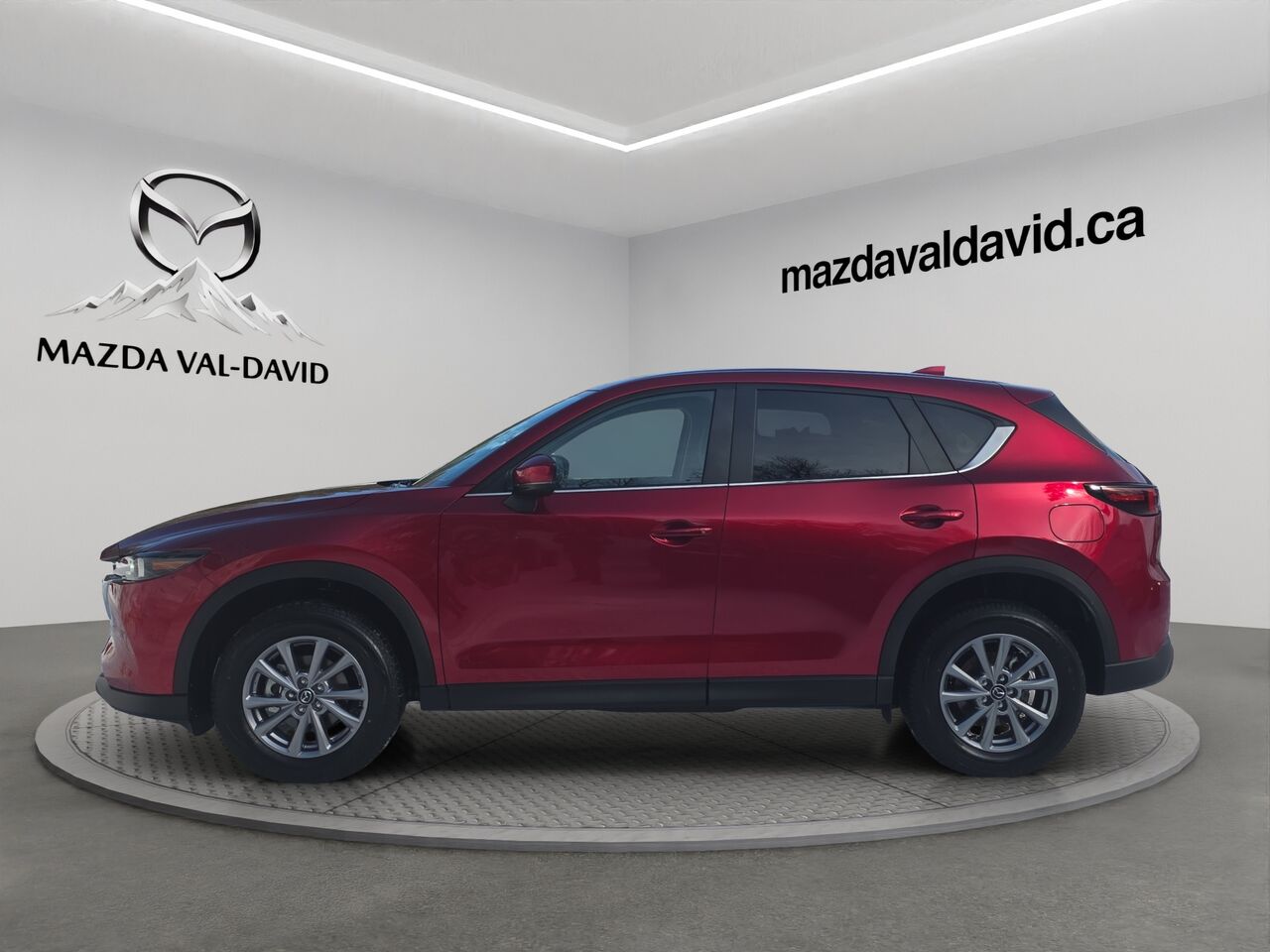 2025 Mazda CX-5 Gs, awd, si&egrave;ges, volant et r&eacute;troviseurs chauffants, hayon &eacute;lectrique Soul Red Crystal Metallic