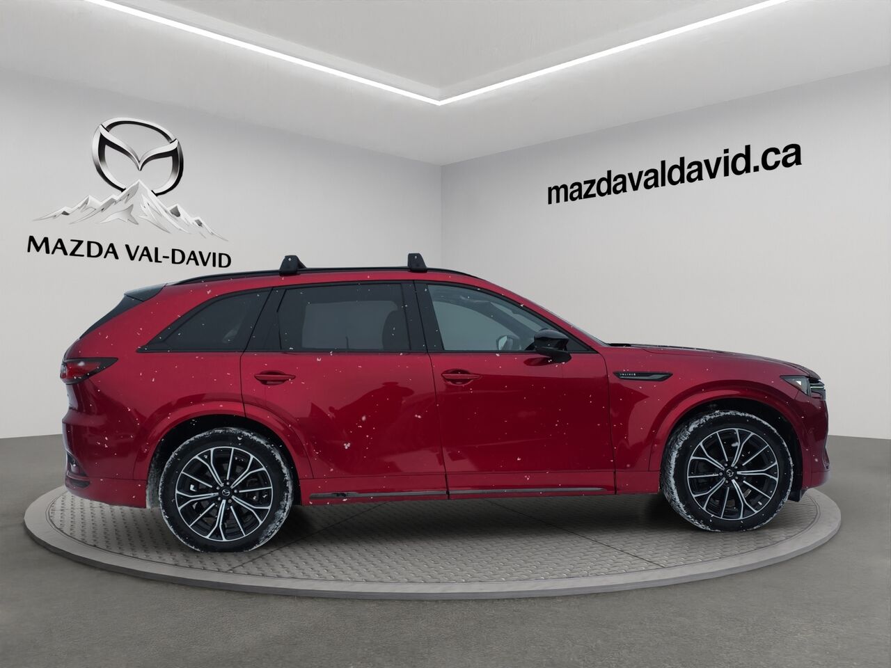 2025 Mazda CX-70 hybride l&eacute;ger Signature, 5 passagers, 1 propri&eacute;taire, Mode hybride, awd, Toit ouvrant pano, Si&egrave;ges &agrave; fonction m&eacute;moire, Si&egrave;ges en cuir Red