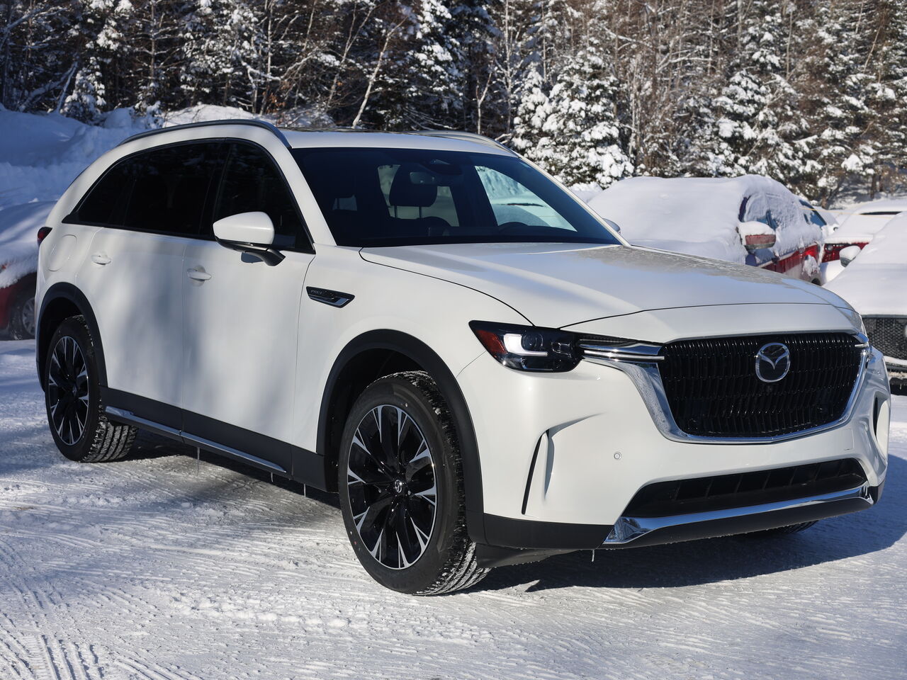 2025 Mazda CX-90 PHEV &Eacute;ligible &agrave; une subvention gouvernementale allant jusqu&rsquo;&agrave; 7500$ Jet Black Mica