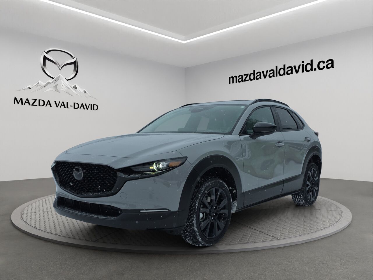 2026 Mazda CX-30 2.5 S Kuro AWD, Toit ouvrant, Si&egrave;ges en similicuir, Barre de toit peintes Aero Grey Metallic