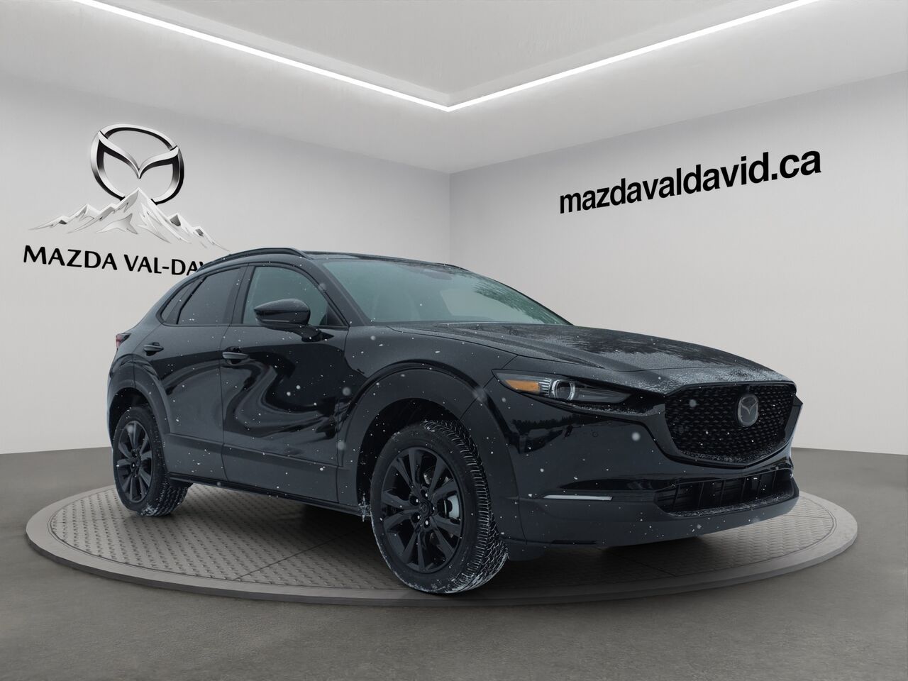 2026 Mazda CX-30 GT turbo, awd, toit ouvrant, &Eacute;cran 360 degr&eacute;, Navigation, chargeur sans fil pour cellulaire Jet Black Mica