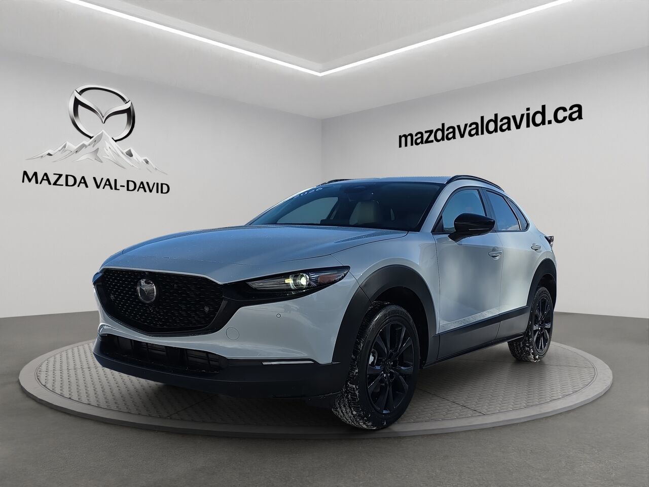 2026 Mazda CX-30 GT turbo, awd, toit ouvrant, &Eacute;cran 360 degr&eacute;, Navigation, chargeur sans fil pour cellulaire Aero Grey Metallic