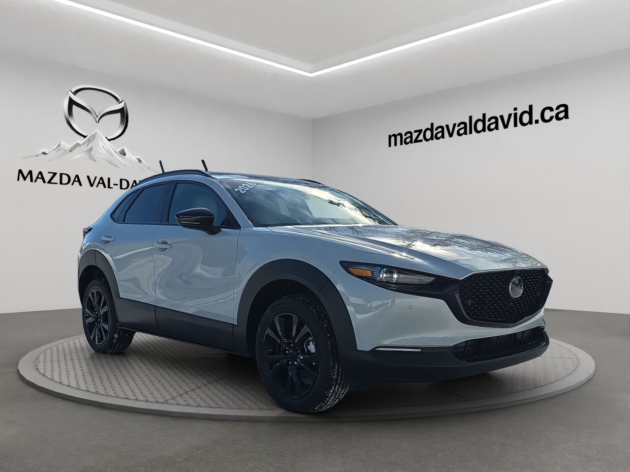 2026 Mazda CX-30 GT turbo, awd, toit ouvrant, &Eacute;cran 360 degr&eacute;, Navigation, chargeur sans fil pour cellulaire Aero Grey Metallic