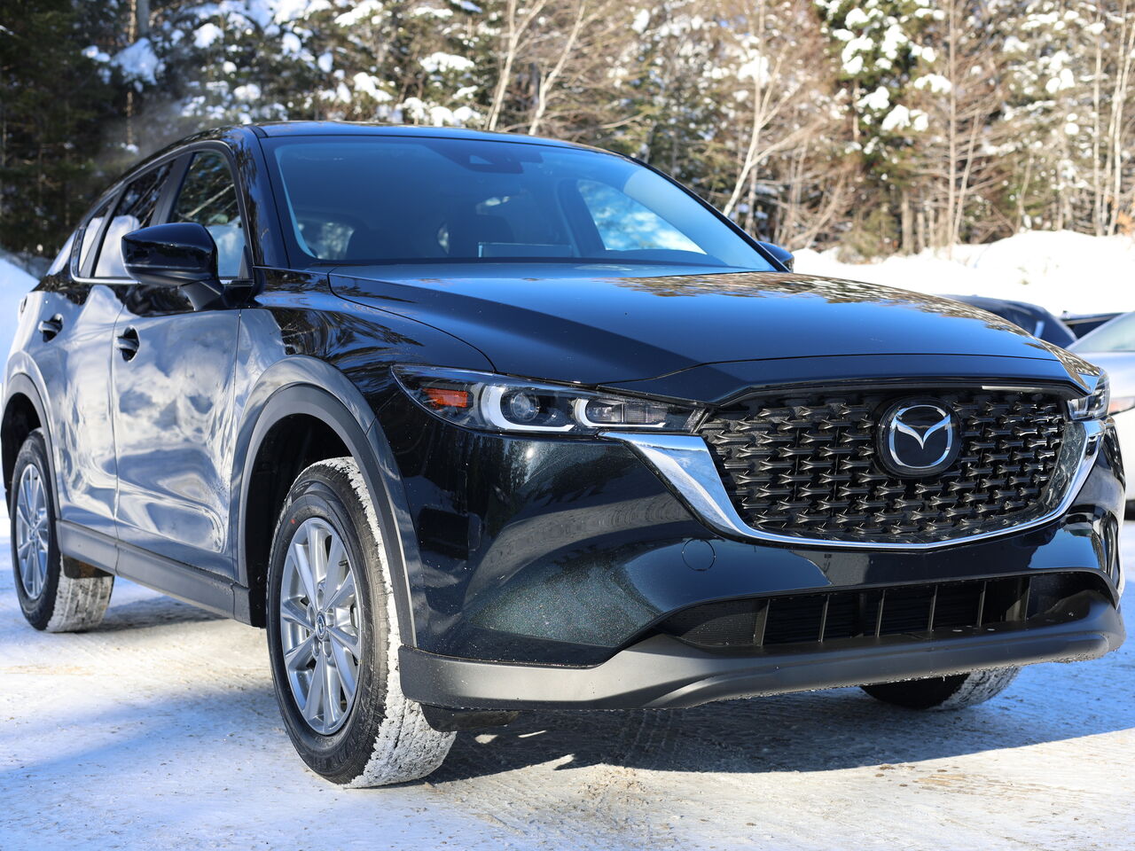 2025 Mazda CX-5 Gs, awd, Toit ouvrant, volant et r&eacute;troviseurs chauffants, hayon &eacute;lectrique Jet Black Mica