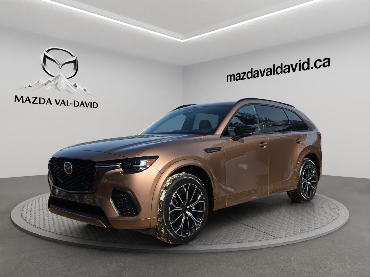 2026 Mazda CX-70 PHEV GT, Mode hybride, awd, toit ouvrant panoramique, navigation Melting Copper Metallic