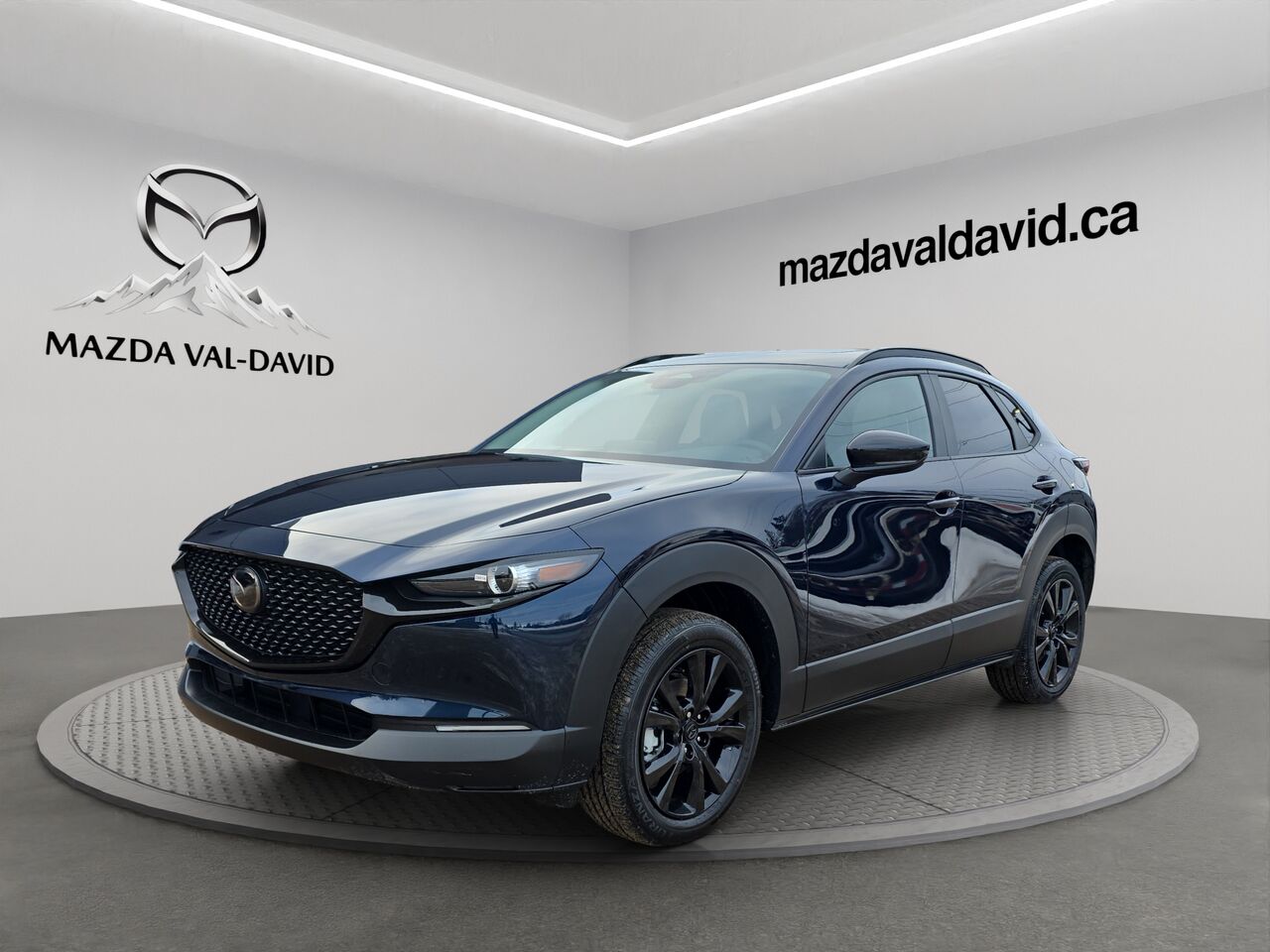 2026 Mazda CX-30 Gs, awd, si&egrave;ges, volant et r&eacute;troviseurs chauffants Deep Crystal Blue Mica