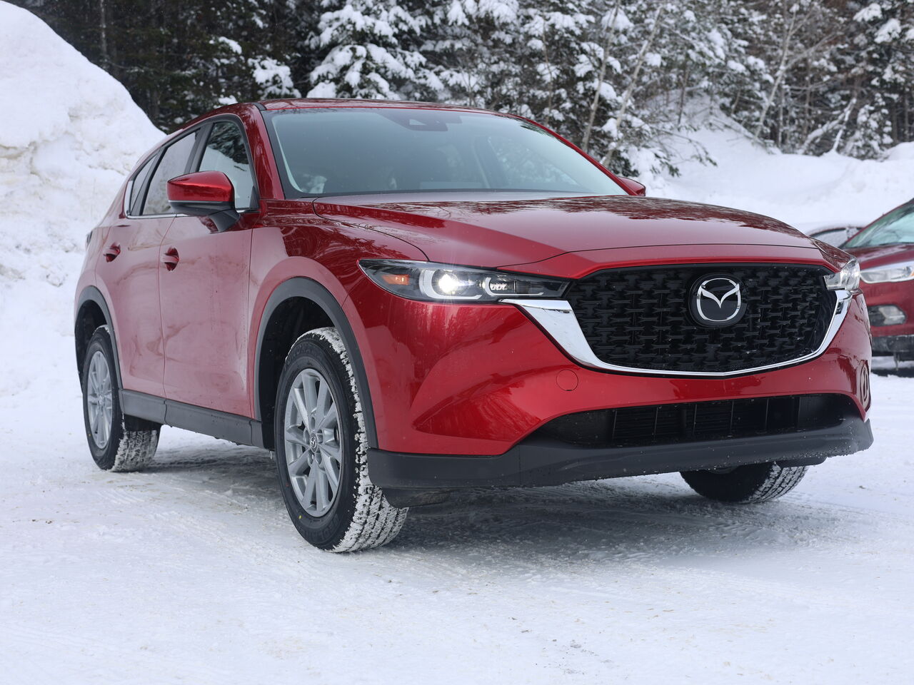 2025 Mazda CX-5 Gs, awd, si&egrave;ges, volant et r&eacute;troviseurs chauffants, hayon &eacute;lectrique Soul Red Crystal Metallic