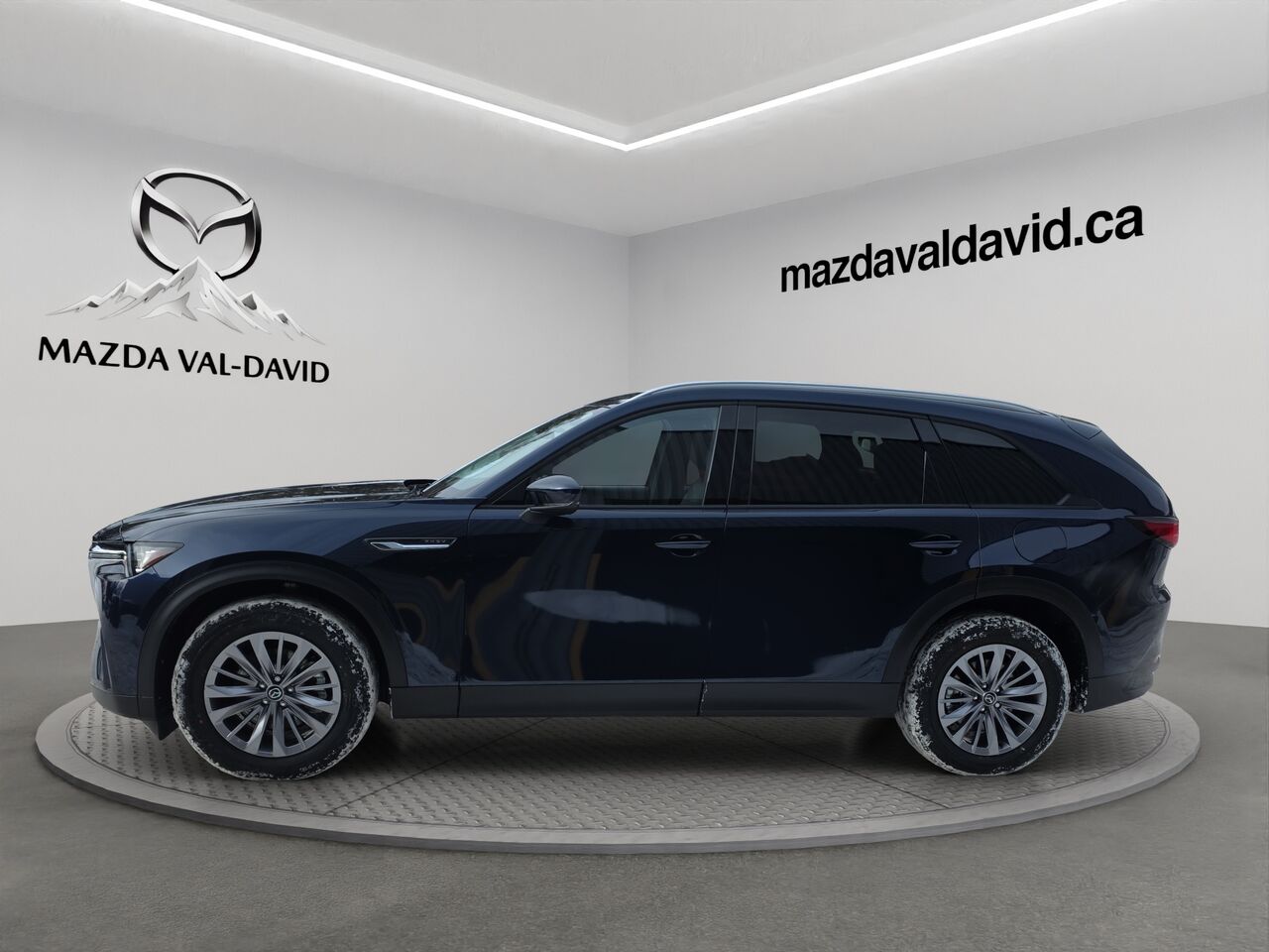 2025 Mazda CX-90 PHEV GS-L, Mode hybride, awd, toit ouvrant panoramique, cuir Deep Crystal Blue Mica