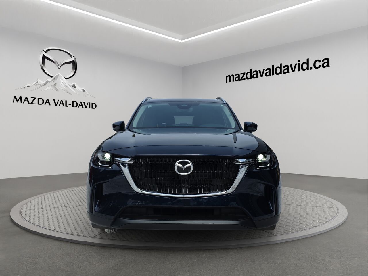 2025 Mazda CX-90 PHEV GS-L, Mode hybride, awd, toit ouvrant panoramique, cuir Deep Crystal Blue Mica