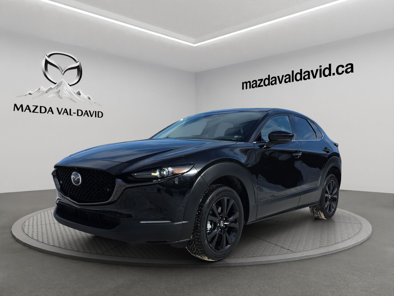 2025 Mazda CX-30 GT turbo, awd, toit ouvrant, &Eacute;cran 360 degr&eacute;, Navigation, chargeur sans fil pour cellulaire Jet Black Mica