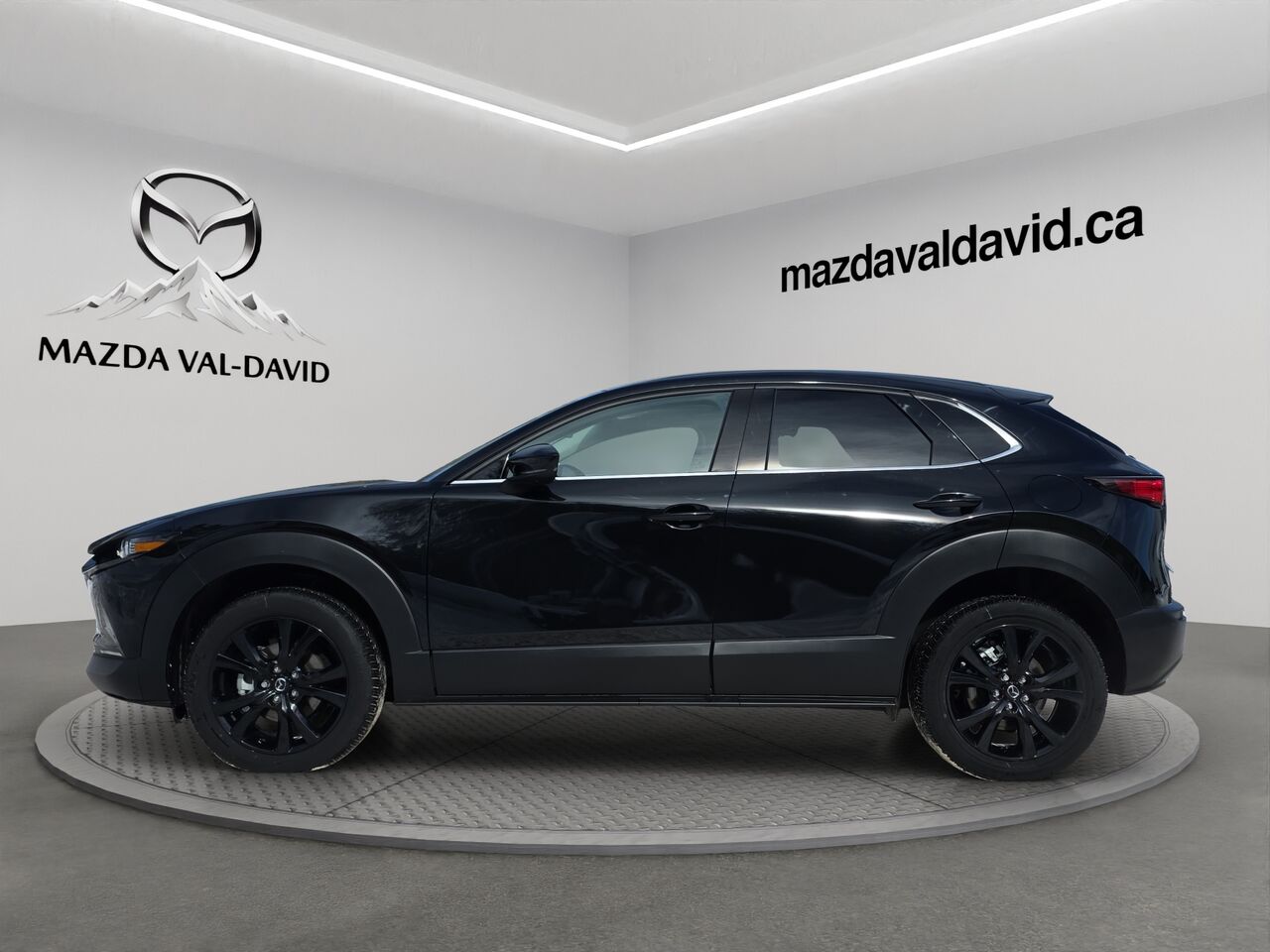 2025 Mazda CX-30 GT turbo, awd, toit ouvrant, &Eacute;cran 360 degr&eacute;, Navigation, chargeur sans fil pour cellulaire Jet Black Mica