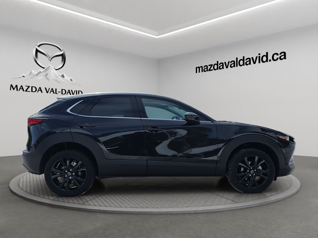 2025 Mazda CX-30 GT turbo, awd, toit ouvrant, &Eacute;cran 360 degr&eacute;, Navigation, chargeur sans fil pour cellulaire Jet Black Mica