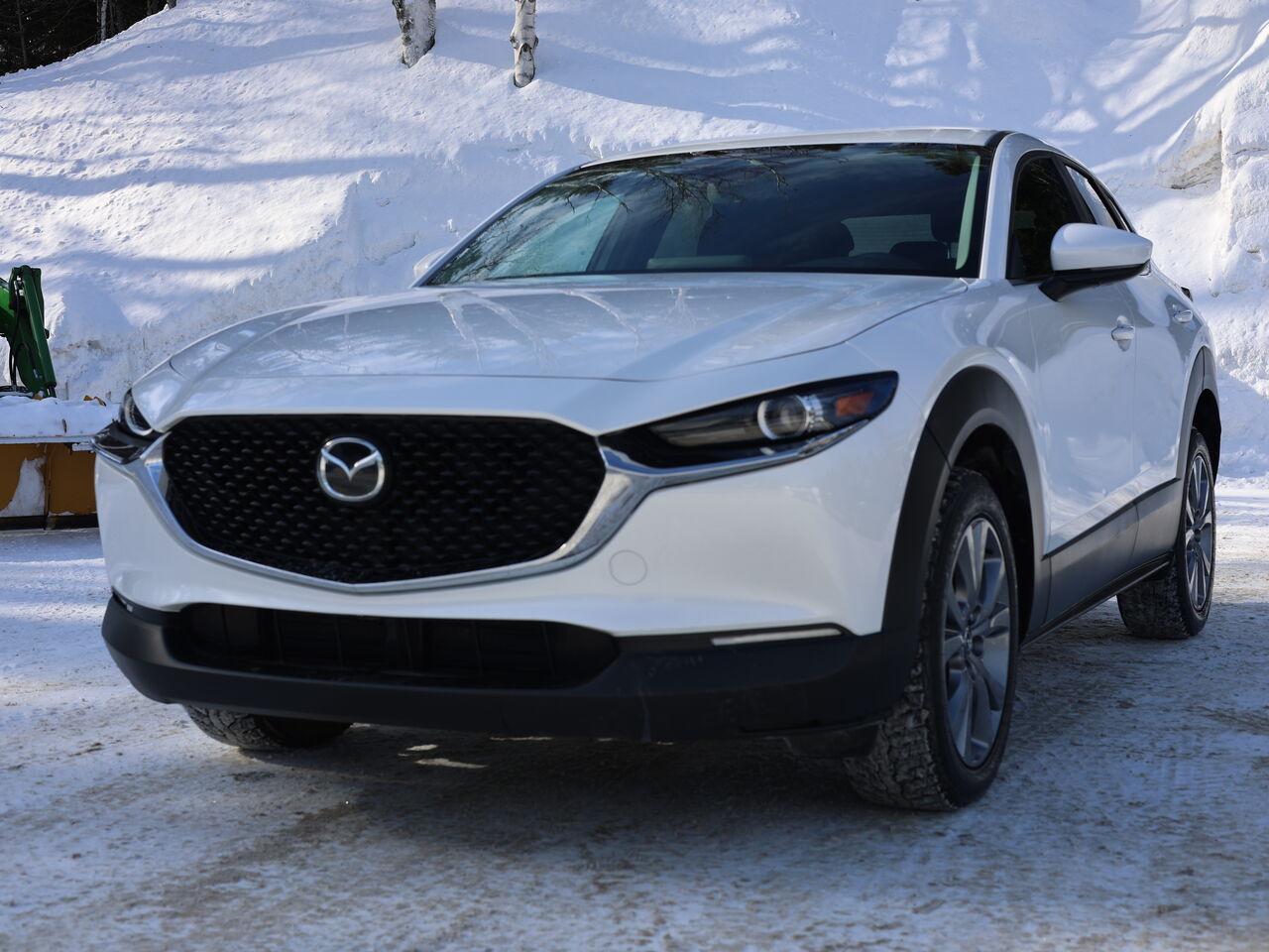 2025 Mazda CX-30 Gs, awd, si&egrave;ges, volant et r&eacute;troviseurs chauffants Snowflake White Pearl