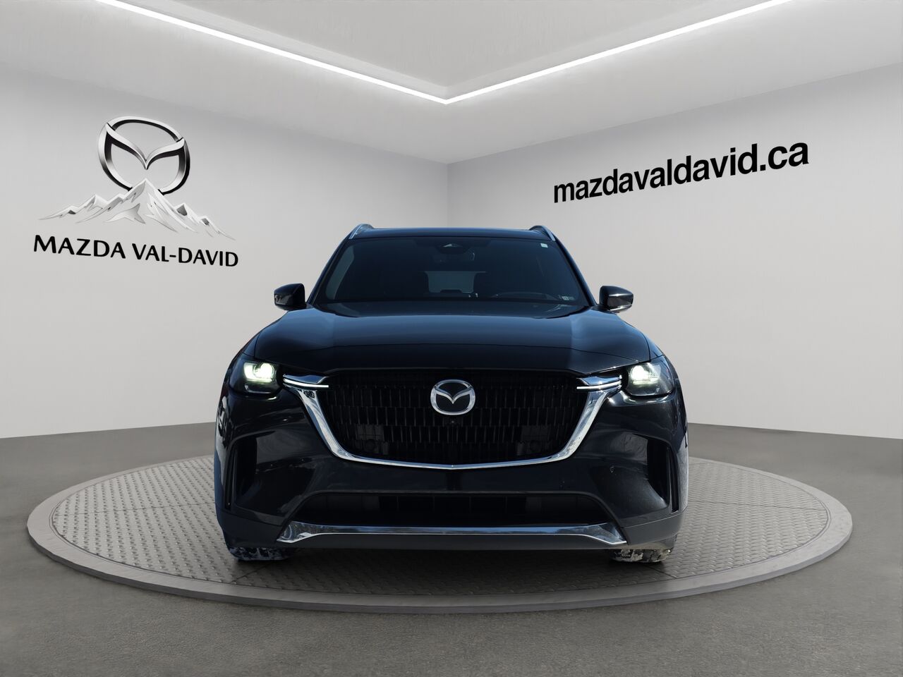 2024 Mazda CX-90 hybride rechargeable GT AWD, Navigation, Toit ouvrant panoramique, Si&egrave;ges &agrave; fonctions m&eacute;moire Black