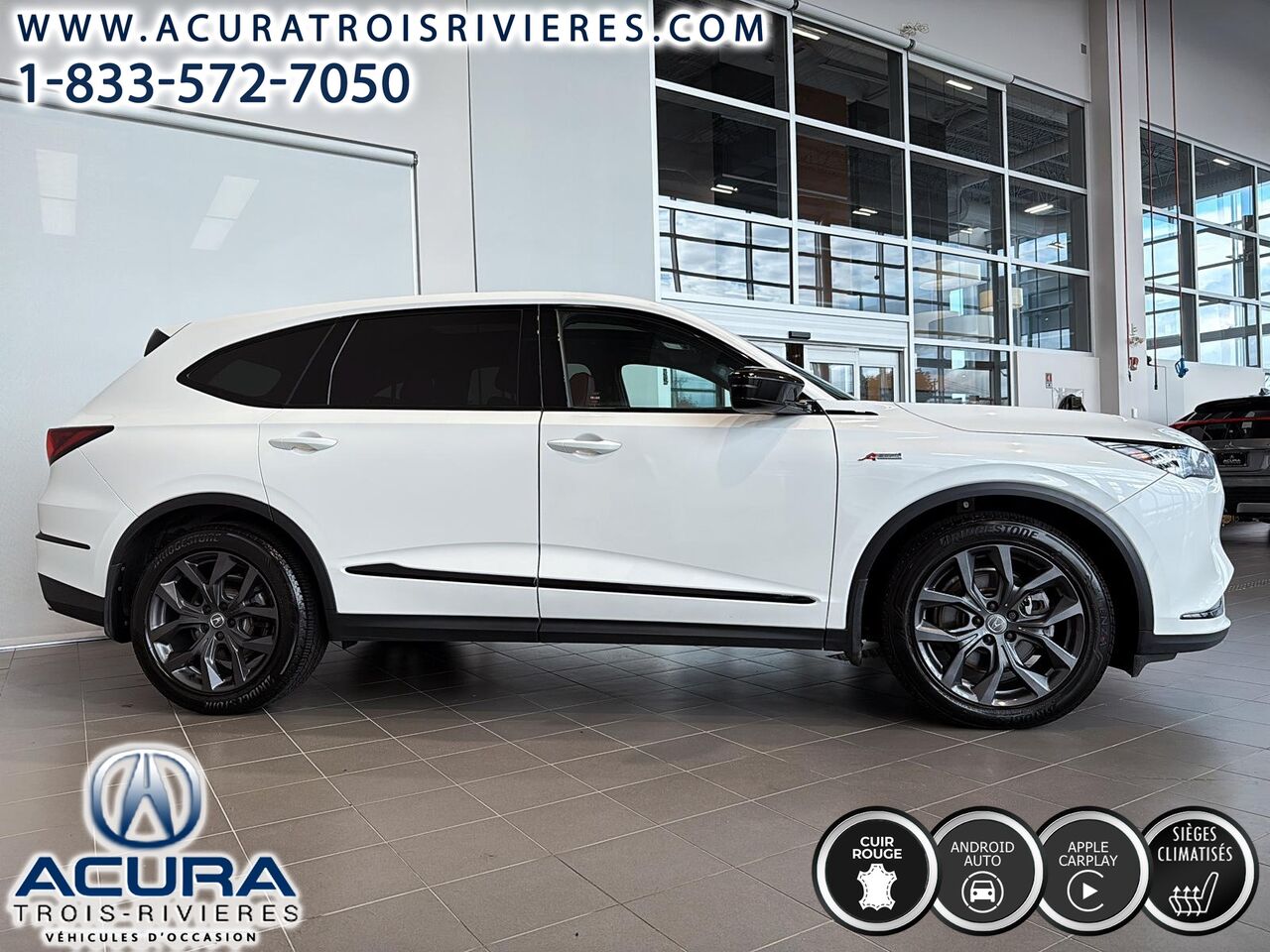 Acura MDX 2024 Blanc Trois-Rivières - photo #1 Acura MDX 2024 Blanc Trois-Rivières - photo #1