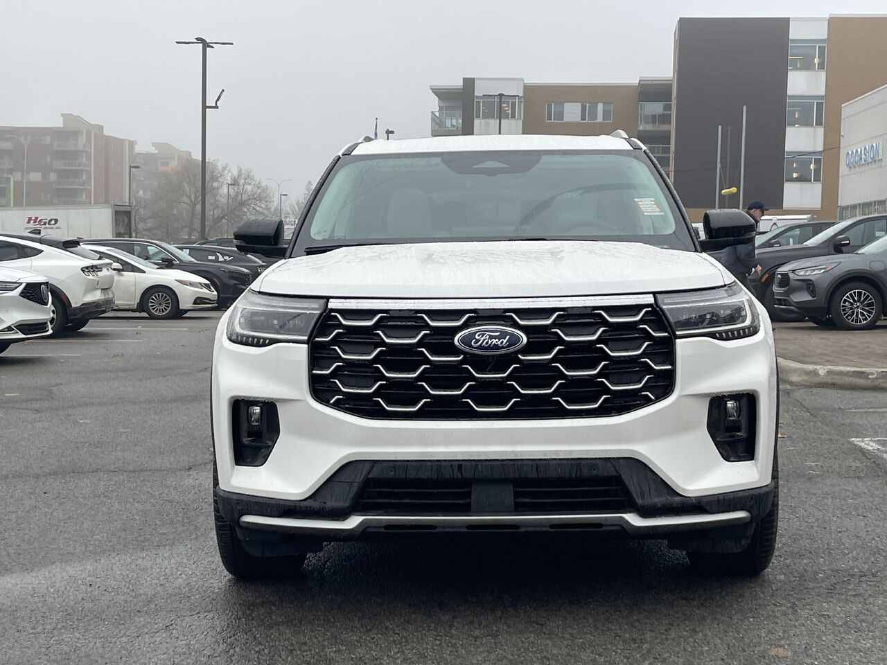 Ford Explorer 2026 2026 Blanc astral m&eacute;tallis&eacute; trois couches