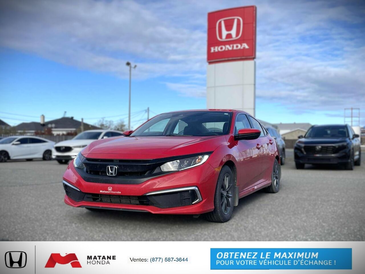 Honda CIVIC SEDAN EX CVT CIVIC SEDAN EX CVT 2021 Rouge Matane - photo #0
