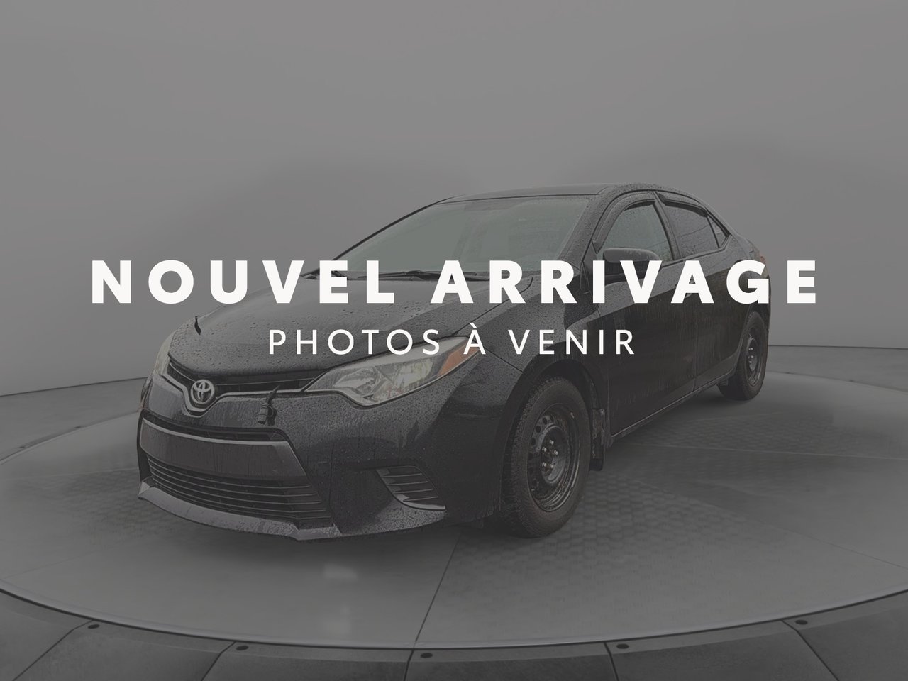 Toyota Corolla NIV 2T1BURHE8GC504703 2016 Noir Baie-Comeau - photo #0