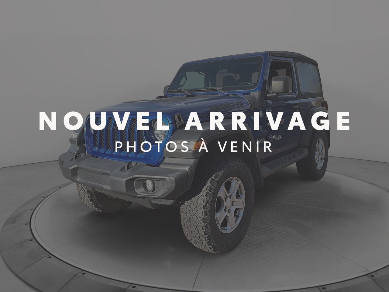 2020 Jeep Wrangler VIN 1C4GJXAGXLW280110 Blue Baie-Comeau - photo #0