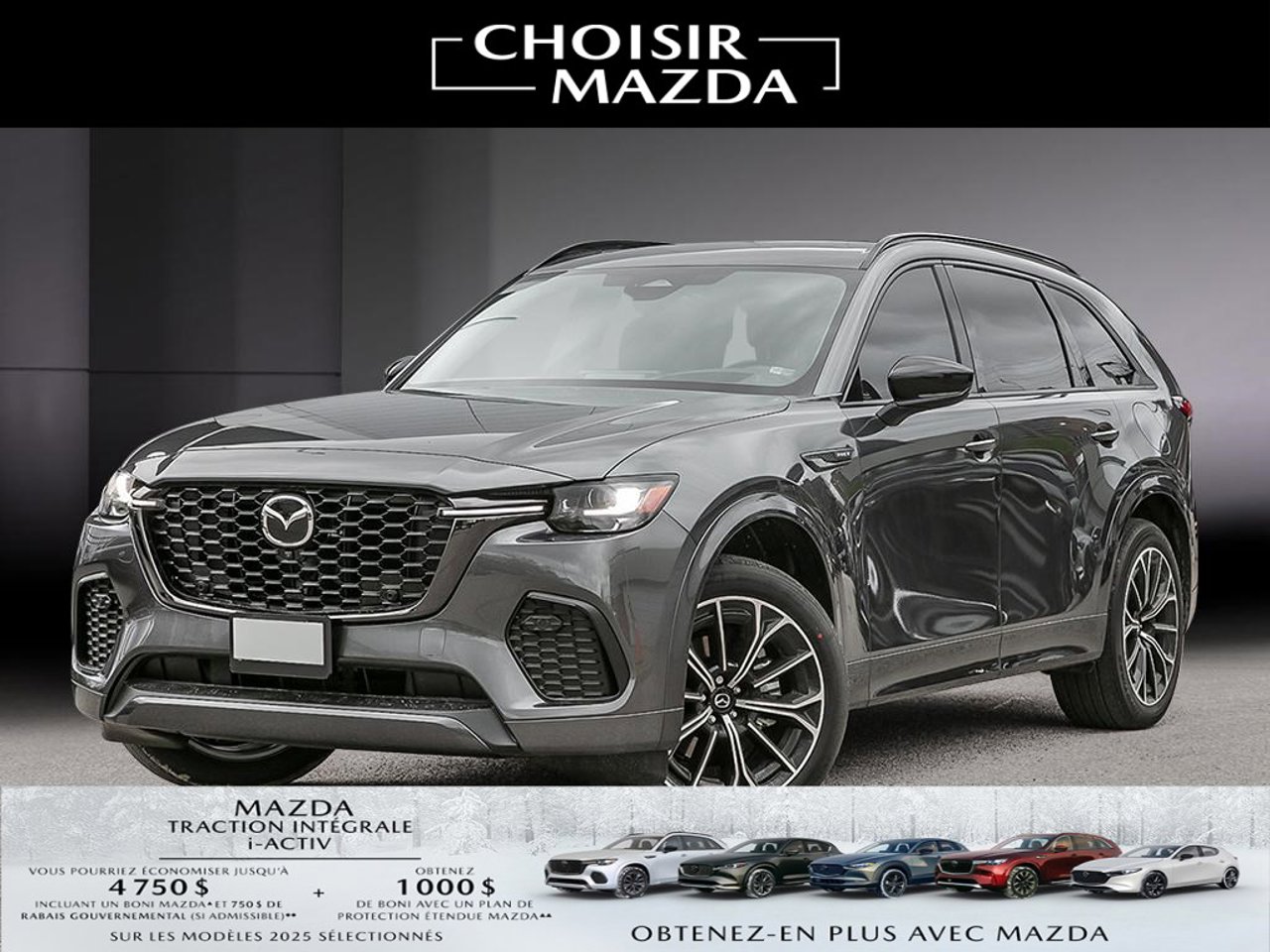 2025 Mazda CX-70 PHEV 2025 Machine Grey Metallic