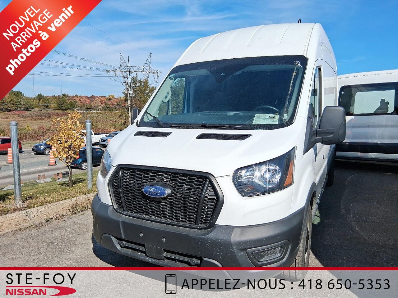 Ford Transit fourgon utilitaire 2023 Blanc Ste-Foy - photo #0