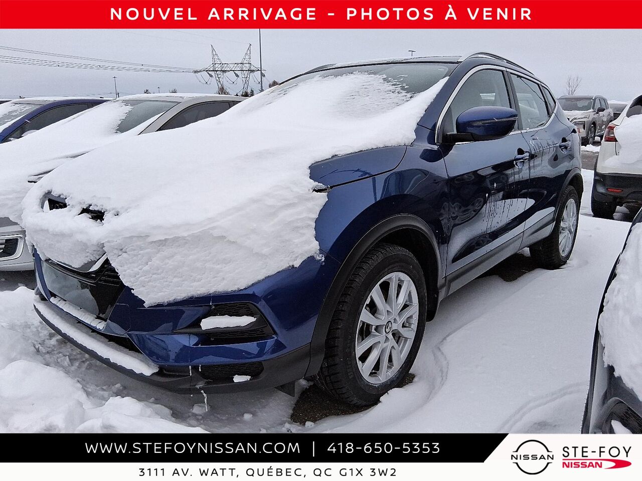Nissan Qashqai 2018 Bleu Ste-Foy - photo #0