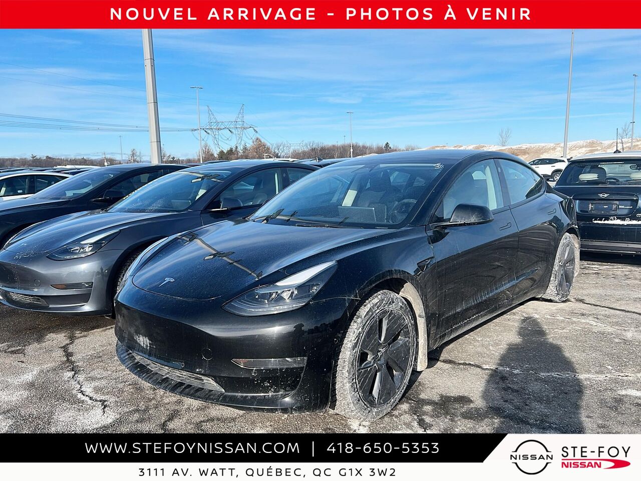 Tesla Model 3 2022 Noir Ste-Foy - photo #0